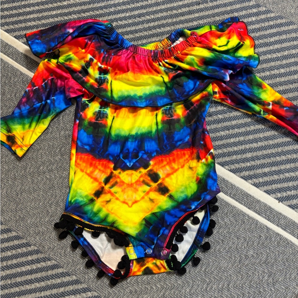 Colorful Tie-Dye One Piece